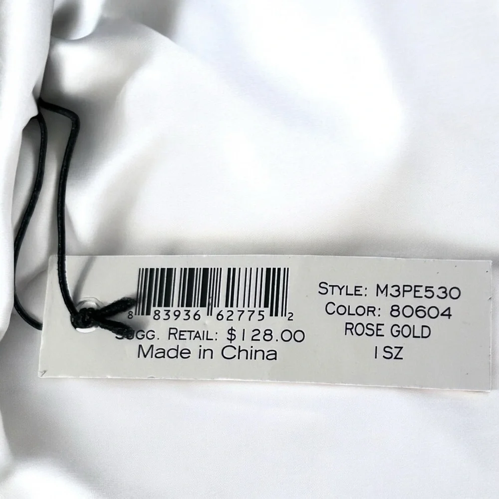 New Marc by Marc Jacobs Rose Gold Bracelet Dust Bag Metal Link Luxury - Picture 5 of 9